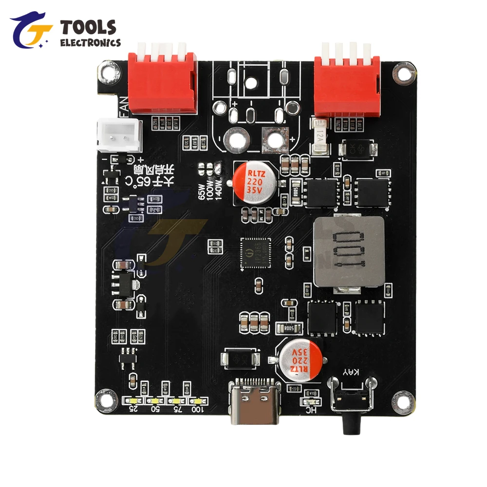 Módulo de carregador rápido bidirecional 140W 2S 3S 4S 5S 6S Placa de carregamento de bateria de lítio IP2366 Li-ion Lifepo4 BMS Módulo de carregador