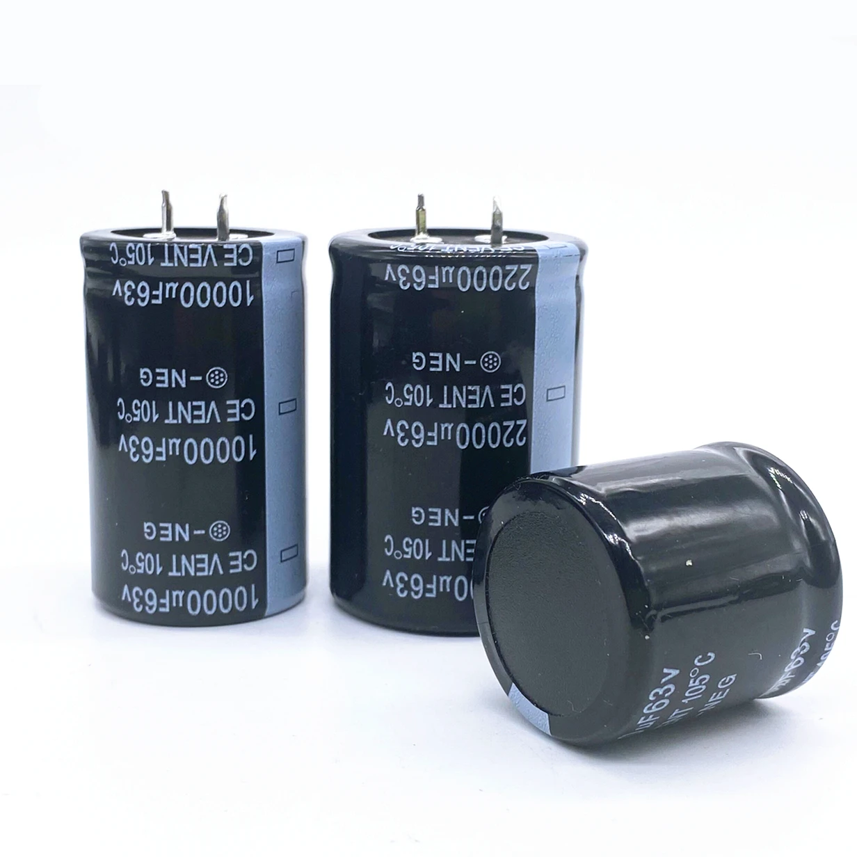 Imagem -03 - Eletrolítico Capacitor 4700uf 6800uf 10000uf 12000uf 15000uf 22000uf Baixo Esr para Amplificador Hifi Pcs 63v 3300uf