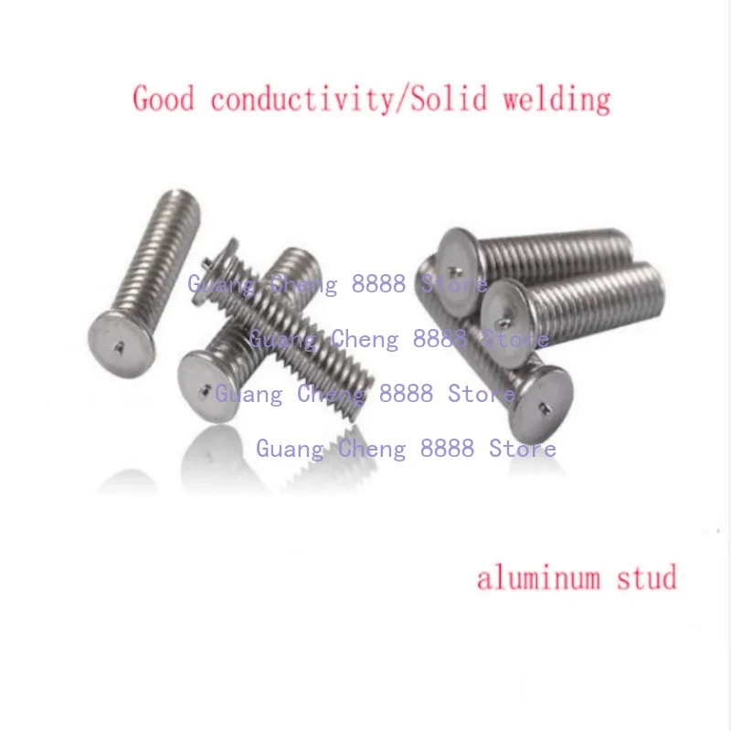 

100 шт. новый алюминиевый ремонтный винт для точечной сварки M4 M5 M6 сварочный шпилька