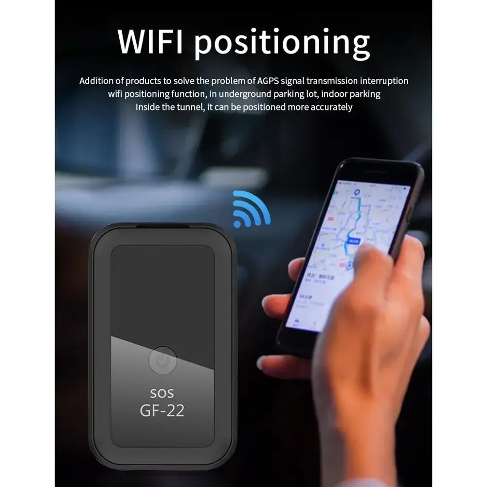 GF22 Mini GPS Locator Wireless Intelligent Precise Positioning Anti-lost Tracker Device Car Motorcycle Anti-theft Positioner New