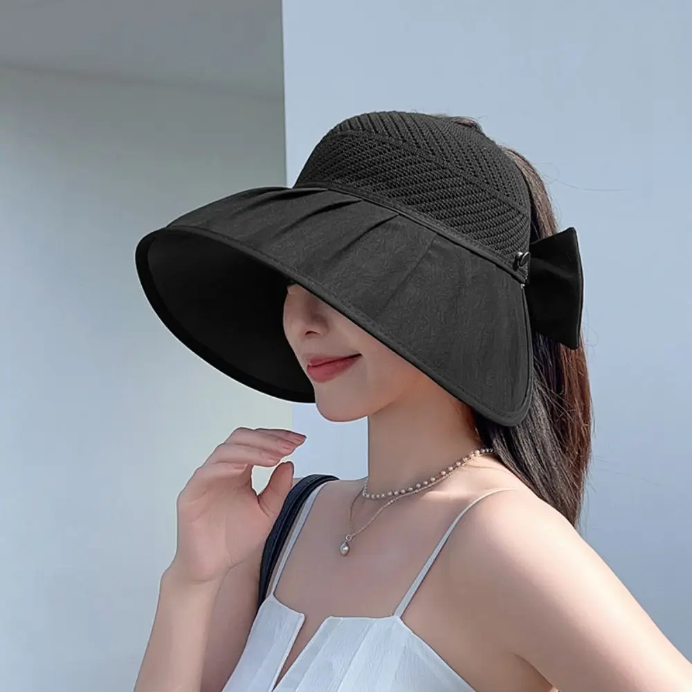 مع شال قابل للإزالة صياد قبعة واسعة حافة الأشعة فوق البنفسجية حماية الصيف قبعة الشمس فارغة أعلى عارضة في الهواء الطلق قبعة بواقٍ للشمس السفر الشاطئ