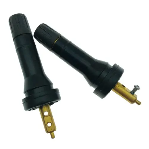 Imagen 2 del producto Reemplazo del Kit de servicio del vástago de la válvula del Sensor de presión de neumáticos a presión de goma/aluminio TPMS de 4 piezas para Chang An