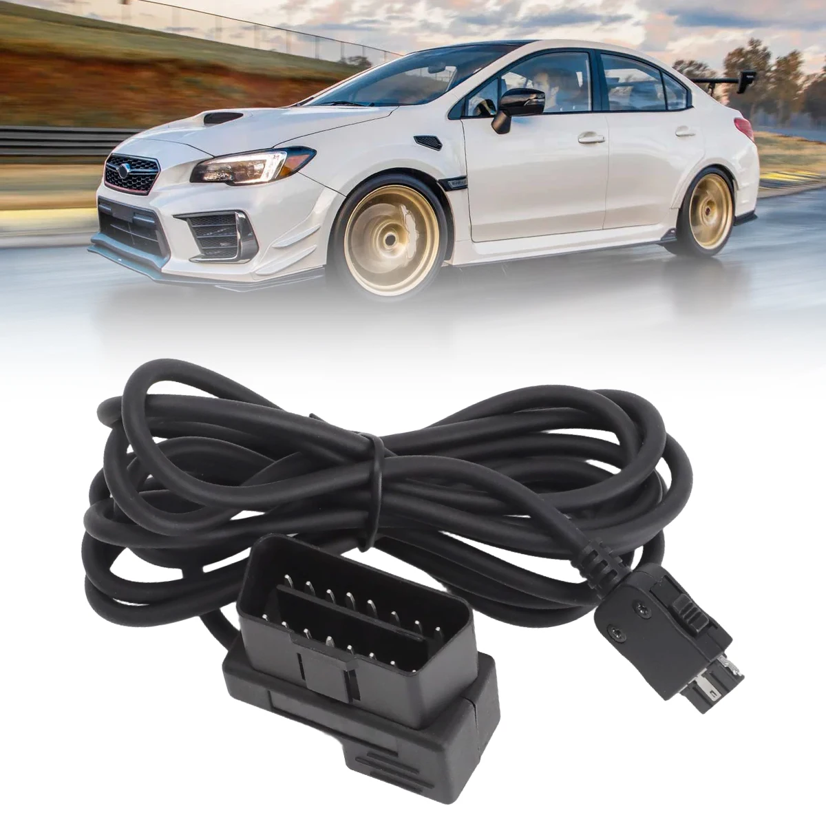 アクセスポートobd2-obdiiケーブル、コードv3対応、スバル、フォード、vw、wrx-sti、bmw（v3アクセスポート搭載車）用