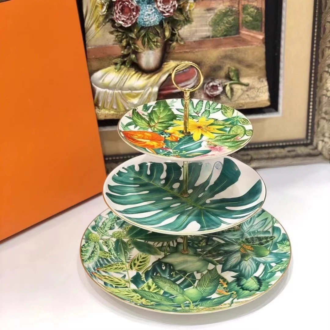 Tableware Dim Sum Rack Tray Display   Fruit   European Ceramic Tableware, Porcelain