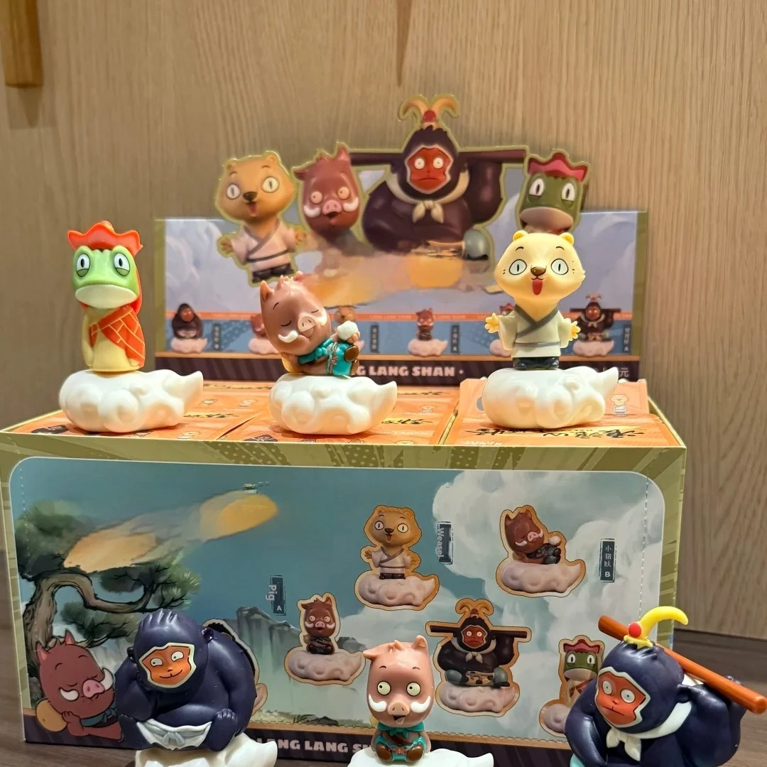 

Lalang Mountain Little Monster Series Surrounding Collaborative Trend Toy Figurine Box Complete Set Of Dolls Cute Animal Ornamen