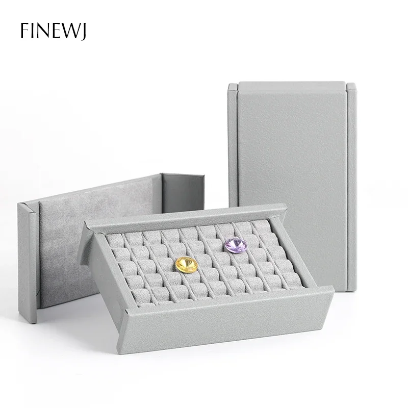 Portable Gems Holder Container Loose Diamond Display Tray Organizer Carrying Case Magnetic Lid Collection Stone Storage Showcase