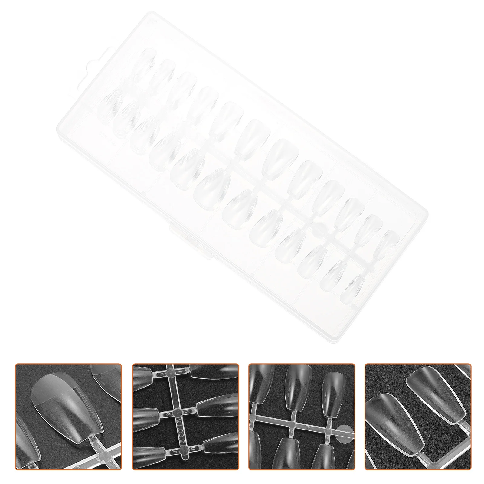 

240 шт., без следов, пресс для ногтей, декоративные ногти для повседневной жизни и ночного клуба, съемные патчи для ногтей