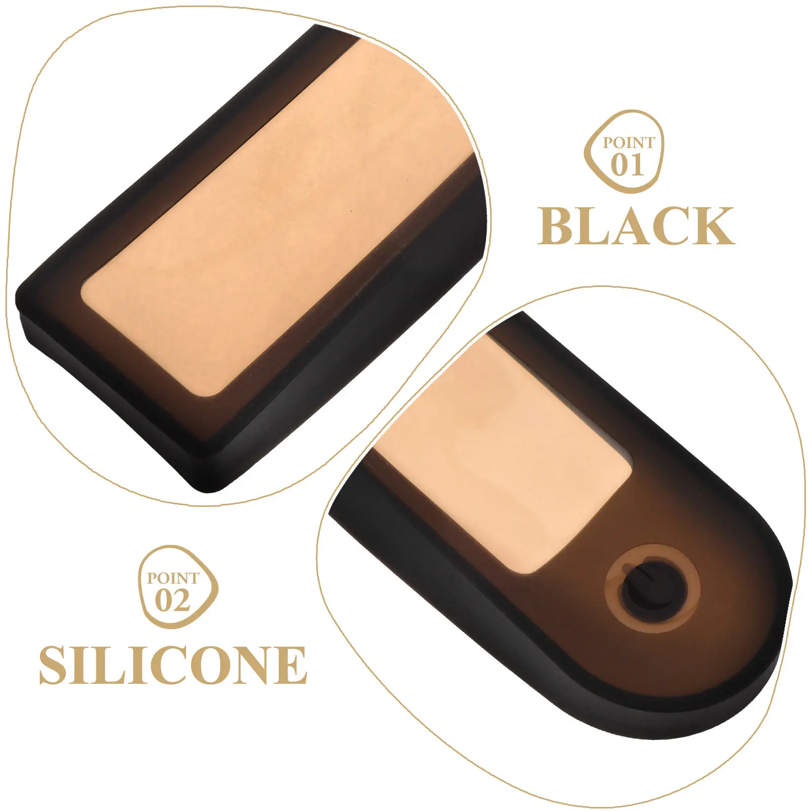 Electric Control Shell Silicone Protective Case Water Resistant Sunproof 360 Degree Coverage