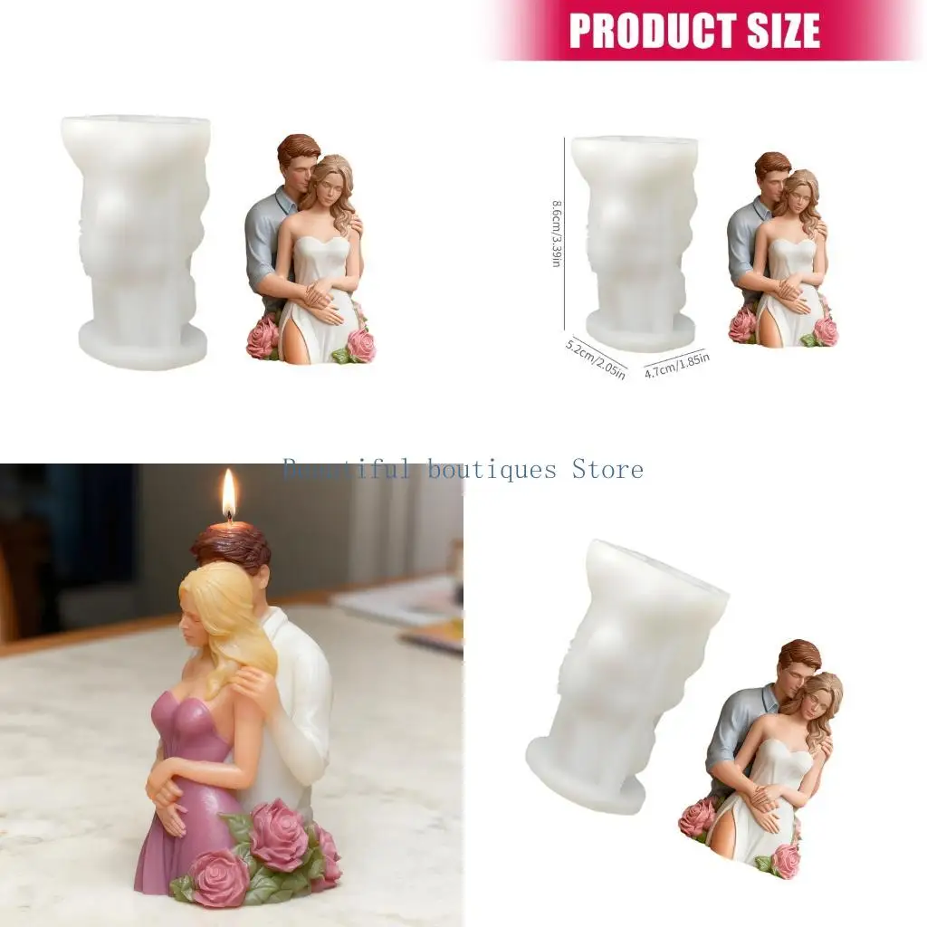 

U4LF форма для изготовления свечей в виде розы, силиконовая форма для уникальных поделок ручной работы, форма для изготовления