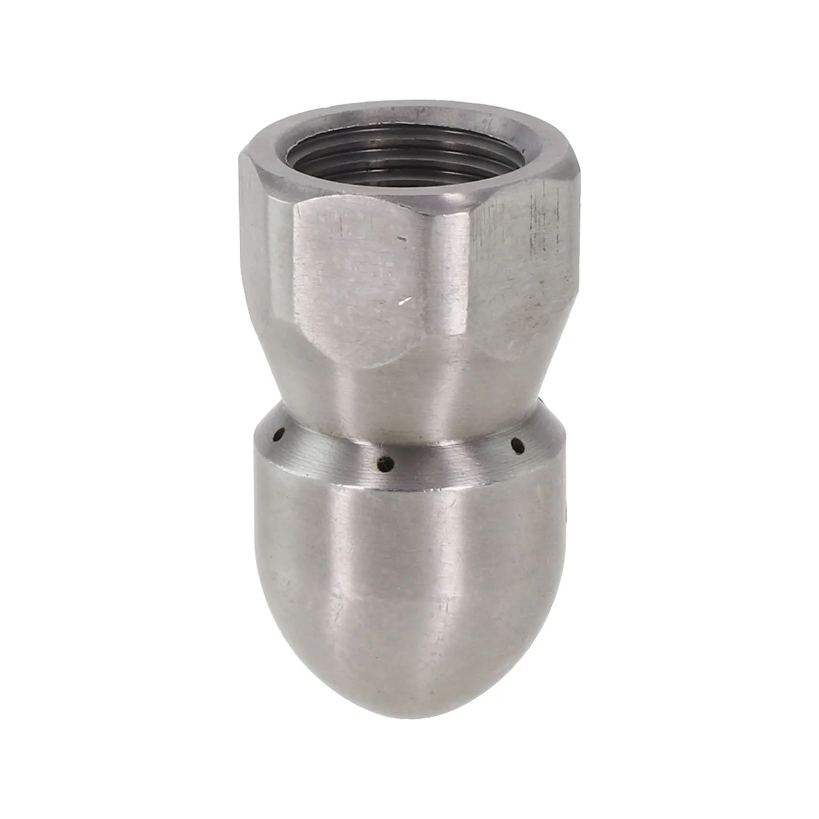 High Pressure Nozzle for Cleaning Machines 12 Internal Threads and 1 Rear Design for Optimal Dirt Removal and Blockage Clearing