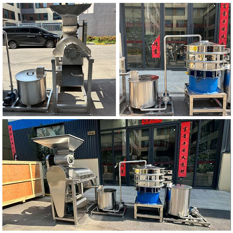 Electric Fruit Crusher Juice Press Machine Fruit Crushing and Juicing Machine with Storage