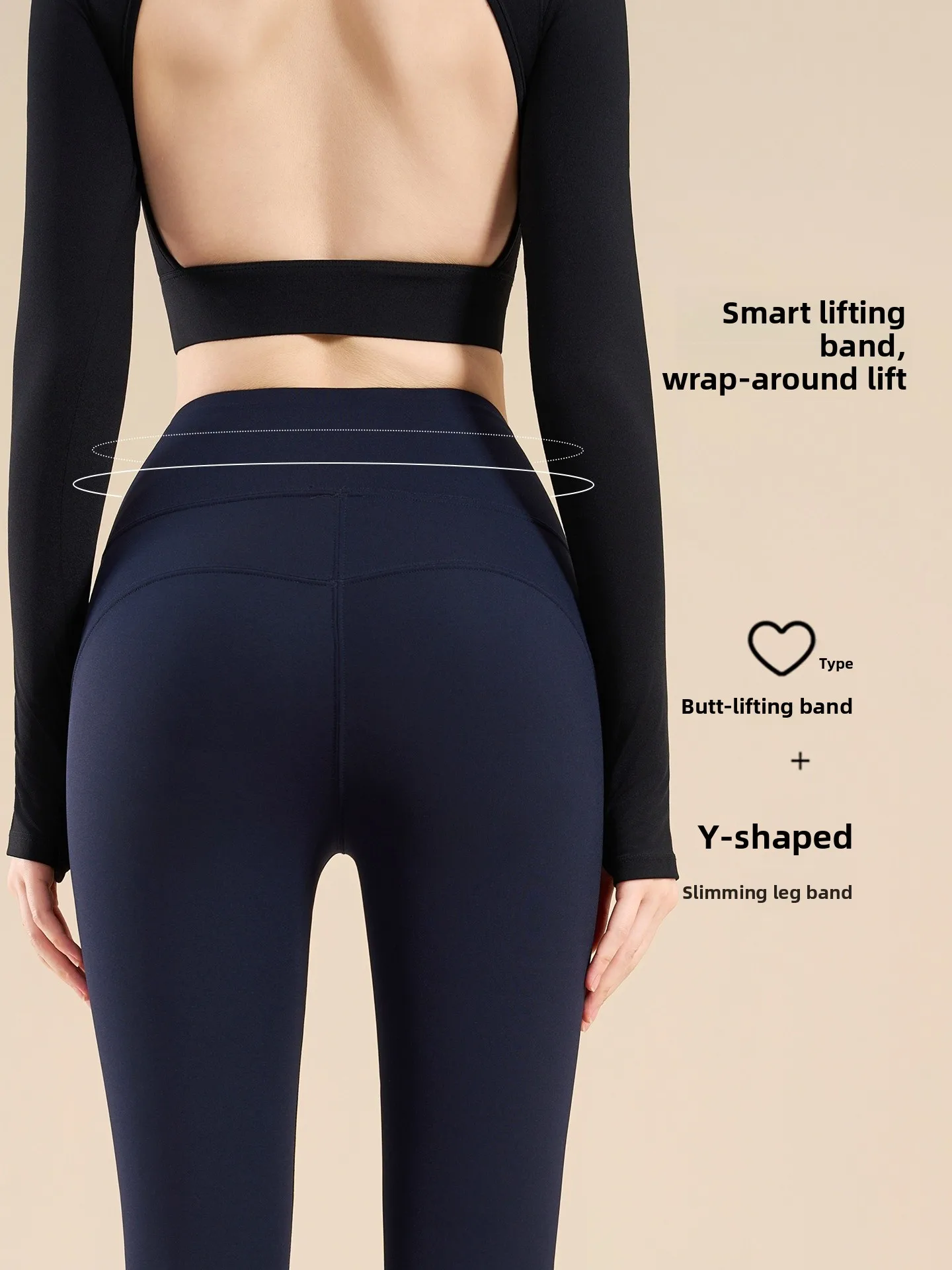 Cienkie spodnie do jogi Fce dla kobiet, odzież outdoorowa, jesienno-zimowe, ciepłe, z wysokim stanem, modelujące brzuch, podnoszące pośladki, fitness, skóra arkskin P...