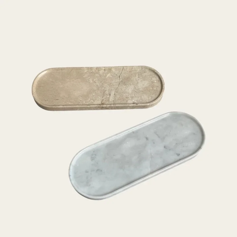 

Stylish Natural Marble Aromatherapy Tray Home Décor, Perfume Storage and Jewelry Organizer