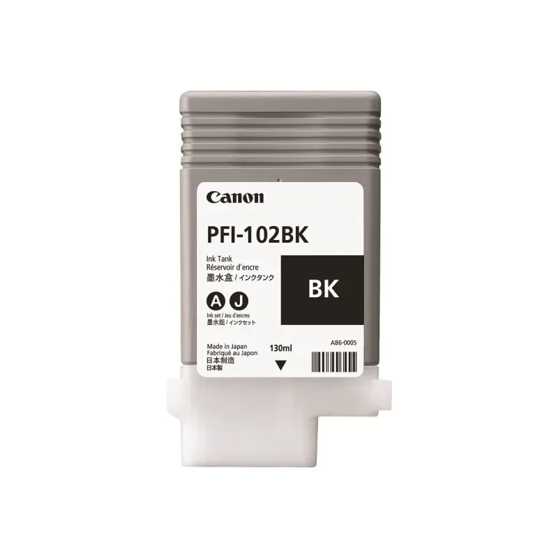 Canon PFI102 black Original ink cartridge-0895B001 PFI102BK tintasycartuchos.com