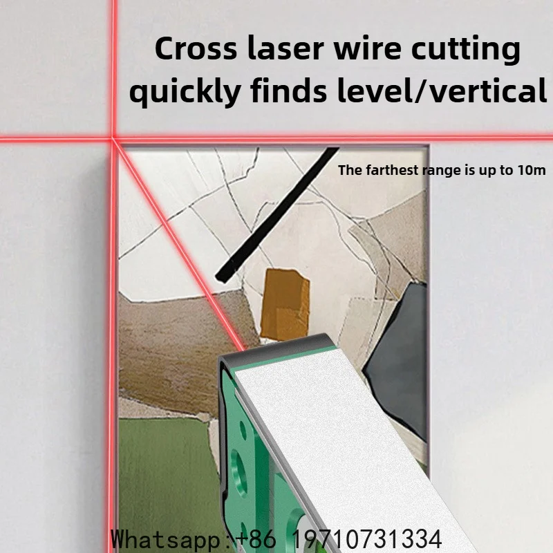 Magnetic Laser  High Precision Digital Leveling Ruler Anti-drop Multi-function Level Rulers Portable Measuring Tools