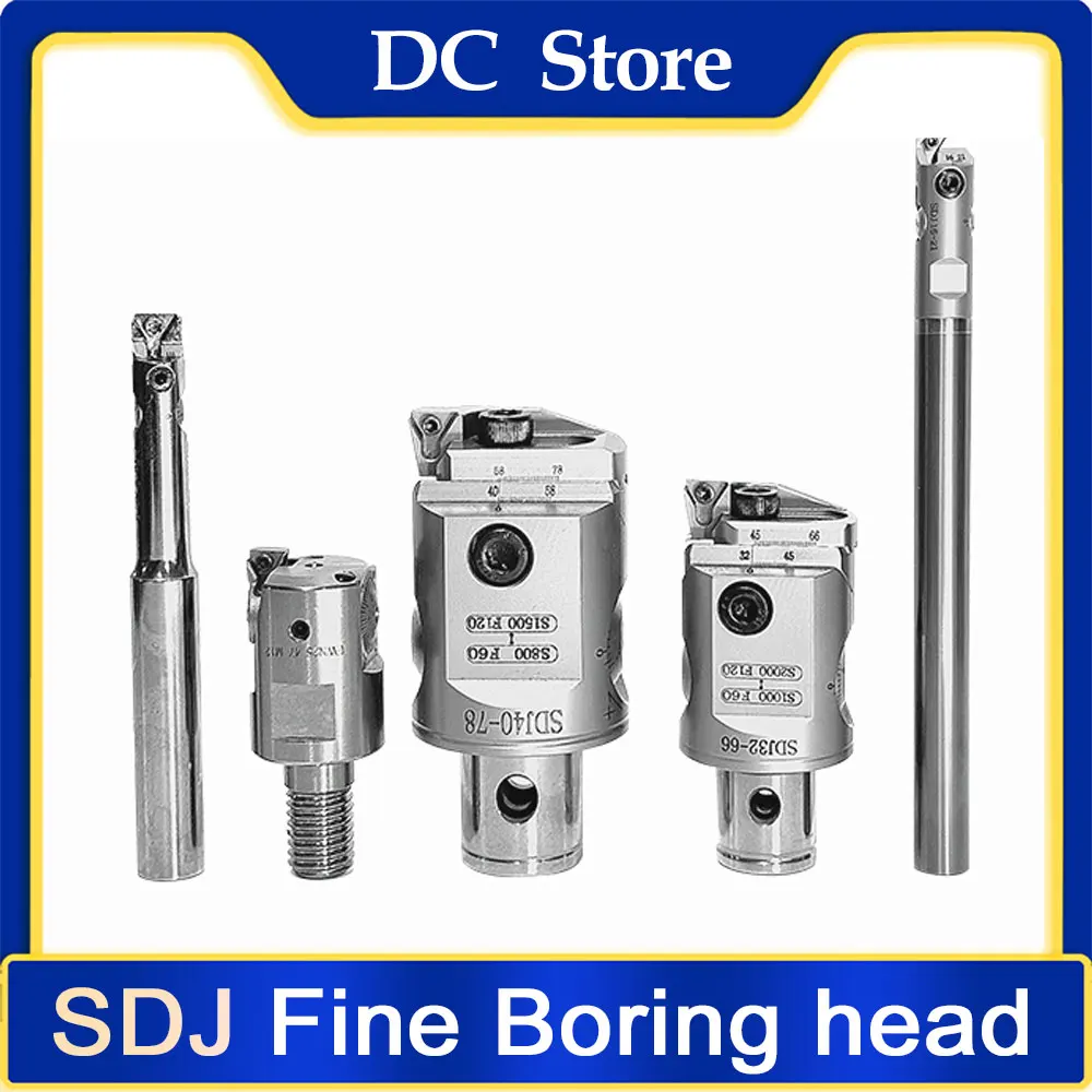 

SDJ Fine Boring head SDJ08 SDJ10 SDJ12 SDJ14 SDJ16 EWN20 EWN25 LBK CBK boring tool holder bracket tool boring head