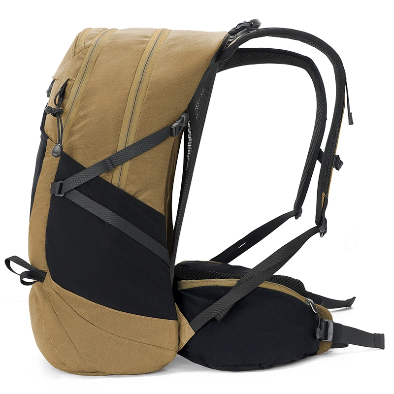 Mochila de montañismo de 35 litros para hombre y mujer, bolsa deportiva para exteriores, impermeable, para camping, senderismo y lluvia