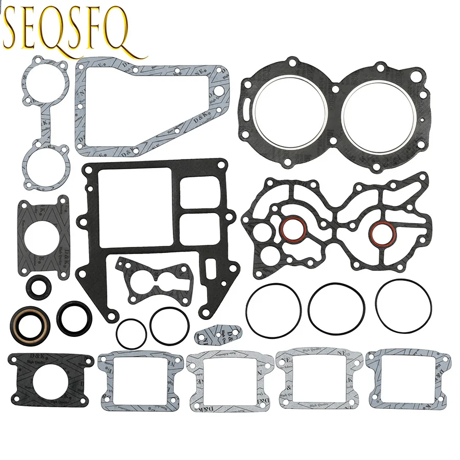697-W0001 697-W0001-02 Power Head Gasket Kit For Yamaha 55HP 60HP 2 cyls Old Model Boat Motor 697-W0001-00 boat motor parts
