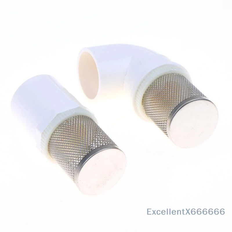 Small Aquarium Filter Accessory 20-63mm 304 Stainless Steel PVC Pipe for Water Pump Filtration