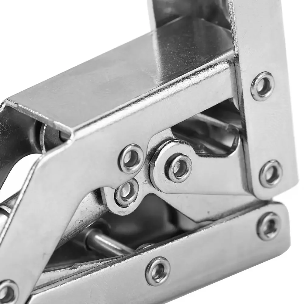 Cerniera pieghevole da 90 gradi Resistenza all'usura Armadietto nascosto Cerniere per porte invisibili Raccordo hardware leggero 165x28x21mm