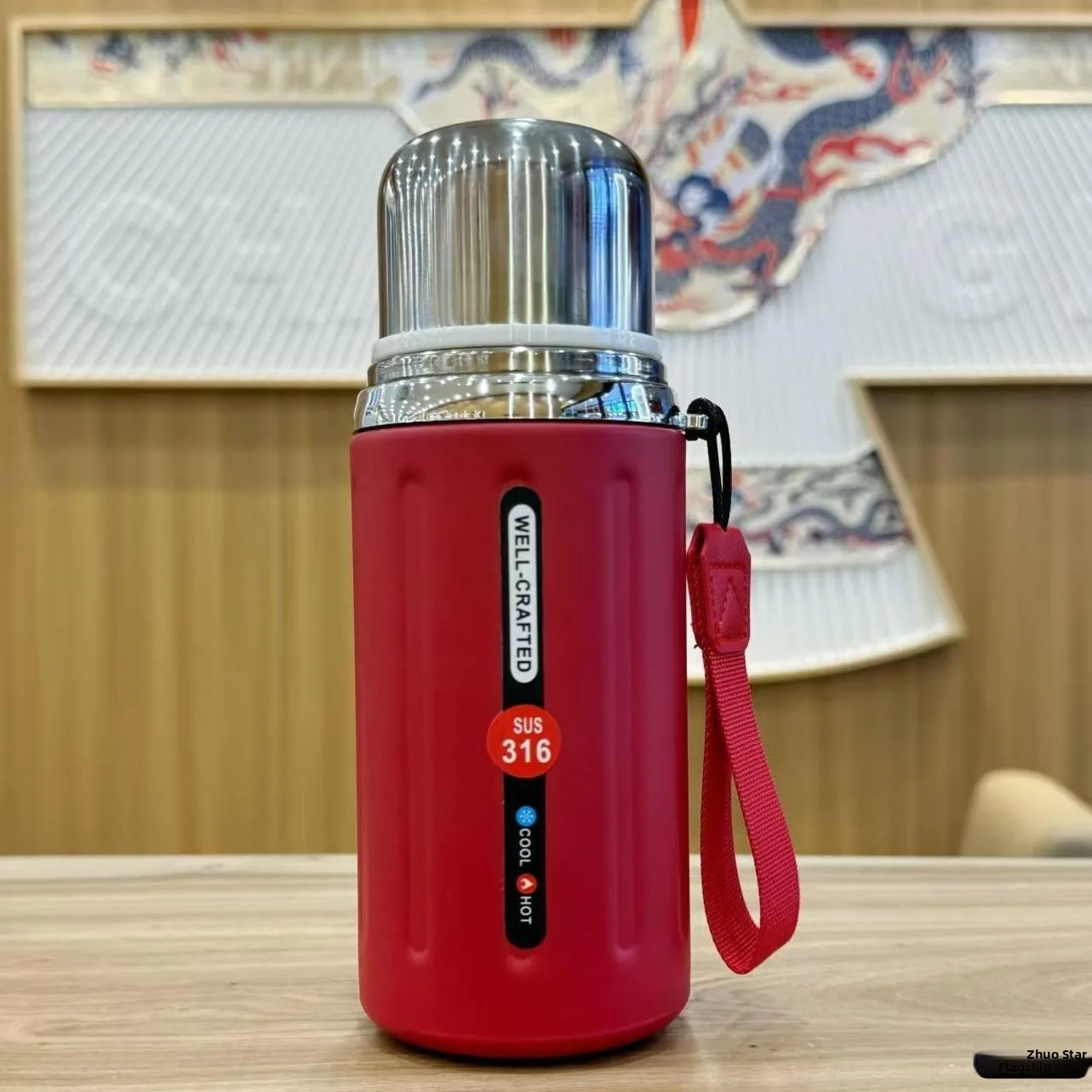 

Large Capaci Stainl Steel 36 Insulated Mug Portable Outdoor Men's Tea Brewing Cup Convenient Carry-On for Students