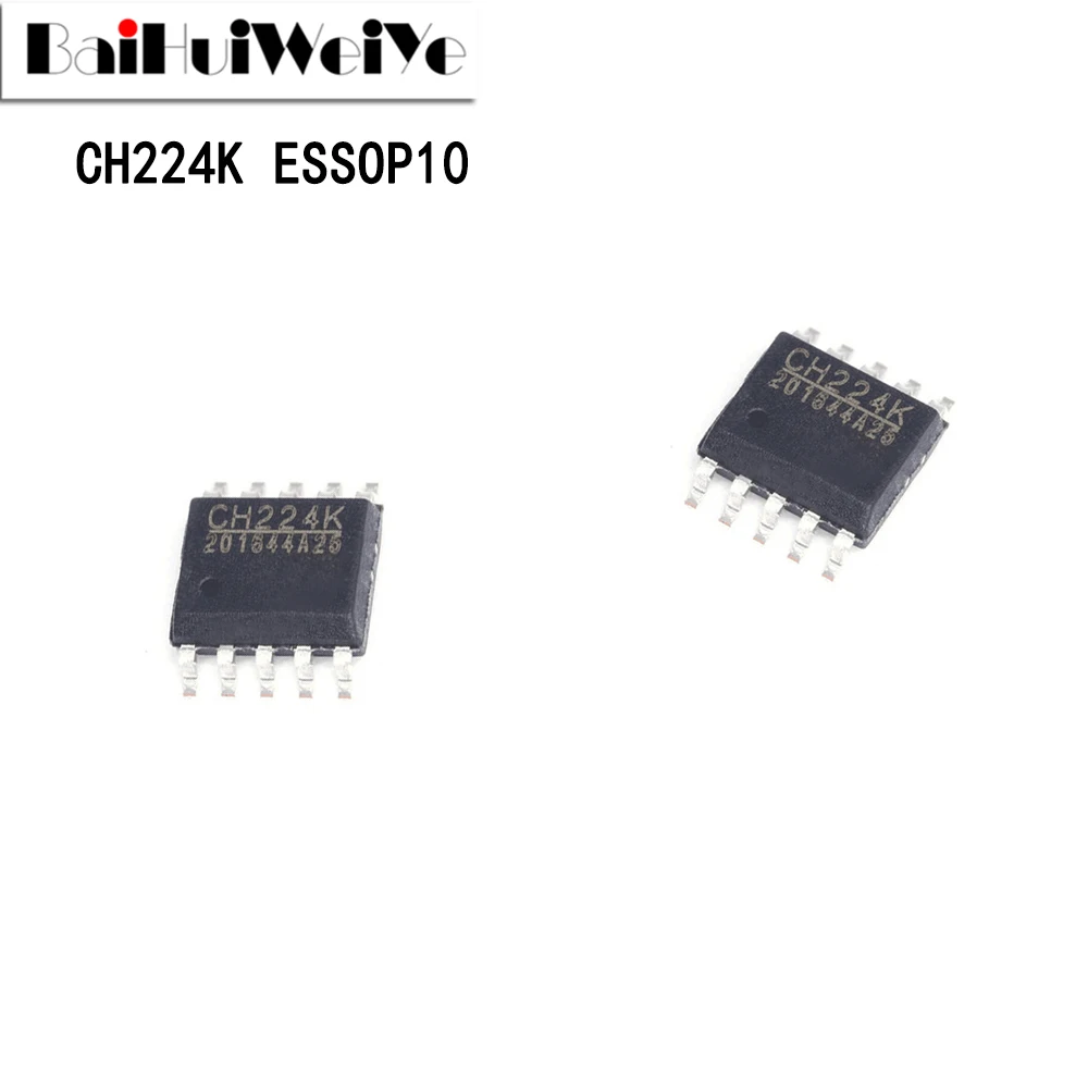 10PCS CH224 CH224K SMD SOP-10 ESSOP-10 USB PD Power Protocol Chip Fast Charge New Good Quality Chipset