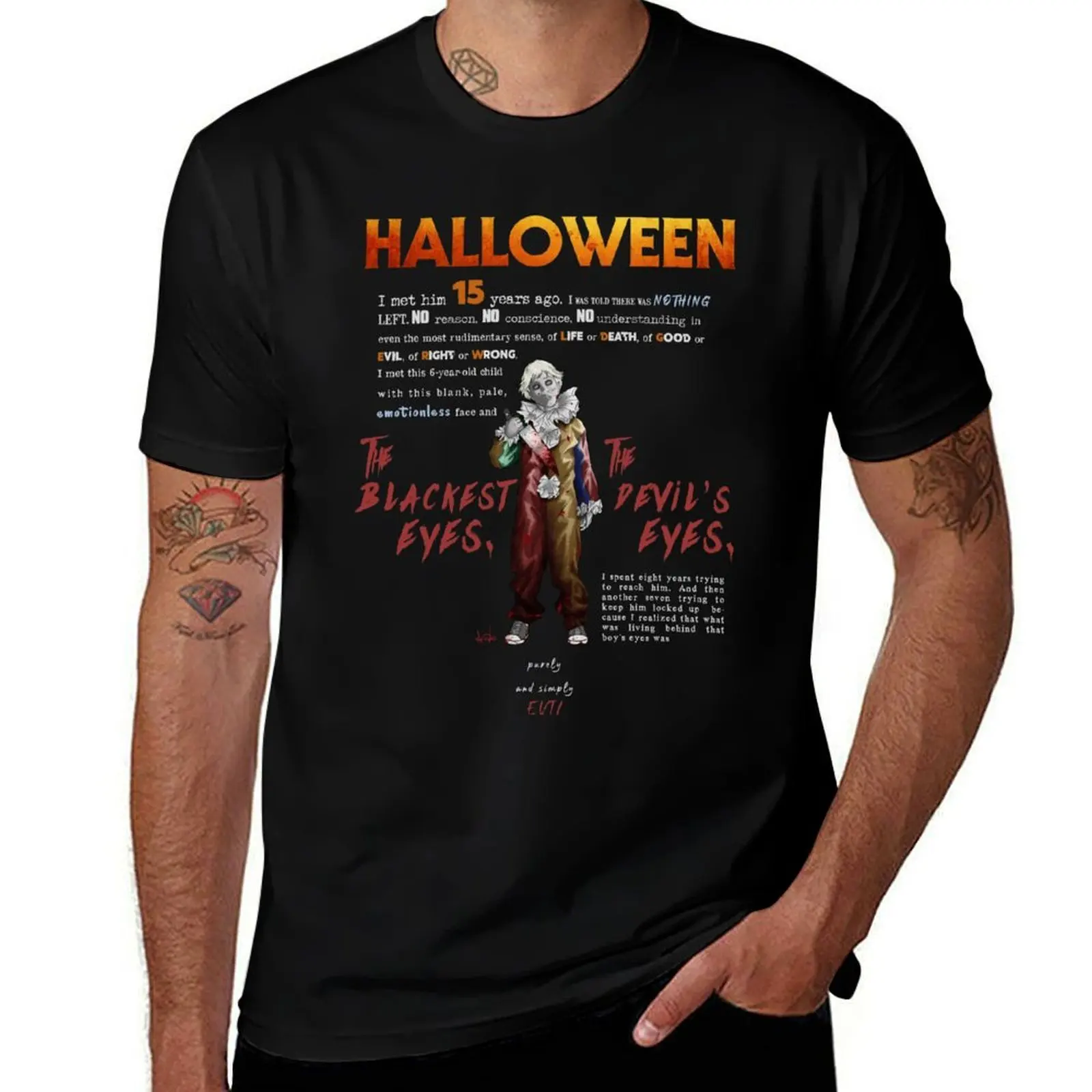 

Halloween. Young Michael. T-Shirt man t shirt graphic man t shirt cotton T-Shirt