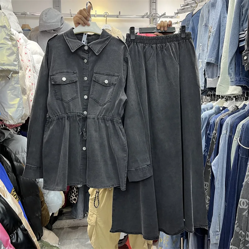 SuperAen New 2026 Autumn and Spring European and American Women's Fashion Long-sleeved Shirt Jacket Long Pants Sets