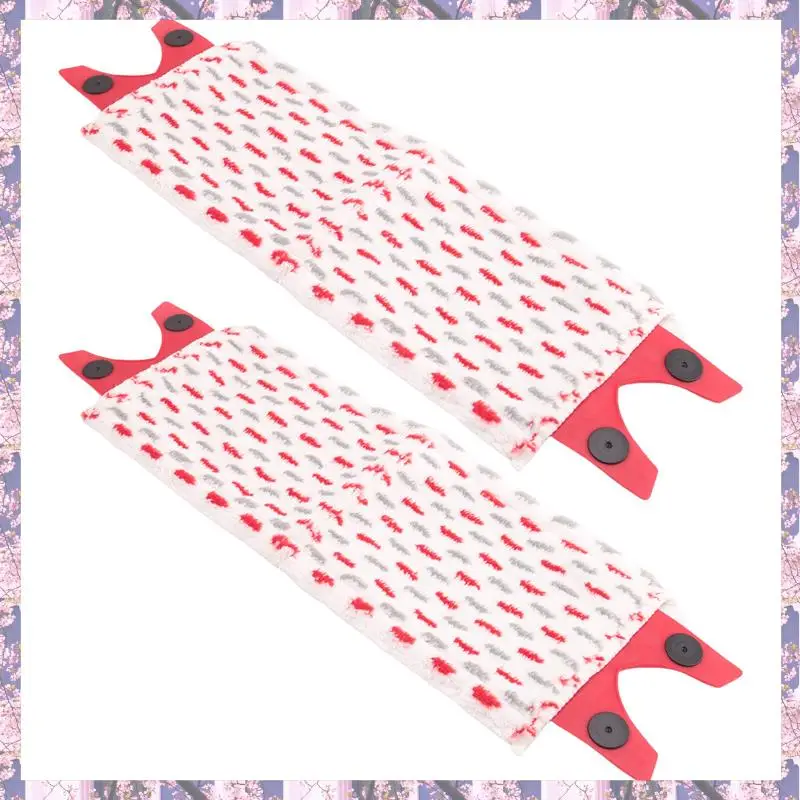 L73A 2025-Mops Cloth Pads For Vileda Ultramax 1-2 Spray Ultramax Boxset Easy Wring Replacement Refil Mop Head Microfibre Pad 2Pc