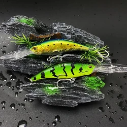 Señuelo Wobblers de sábalo profundo para lubina cebo duro flotante
