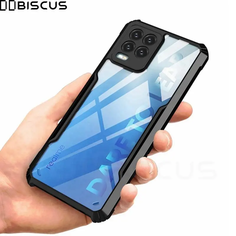 Back Clear Shockproof Soft Silicone Case For Realme C3 C12 C15 C20 C21 C11 2021 GT 5G Neo2 5 6 7 8 Pro 5i 6i 6S 7i 8i Cover