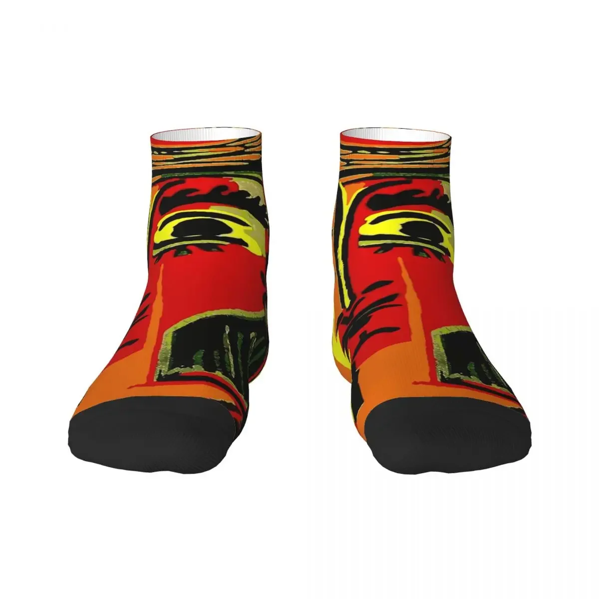 Fashion Mens Pablo Picasso Woman In A Hat Dress Socks Unisex Warm Comfortable 3D Printing Crew 