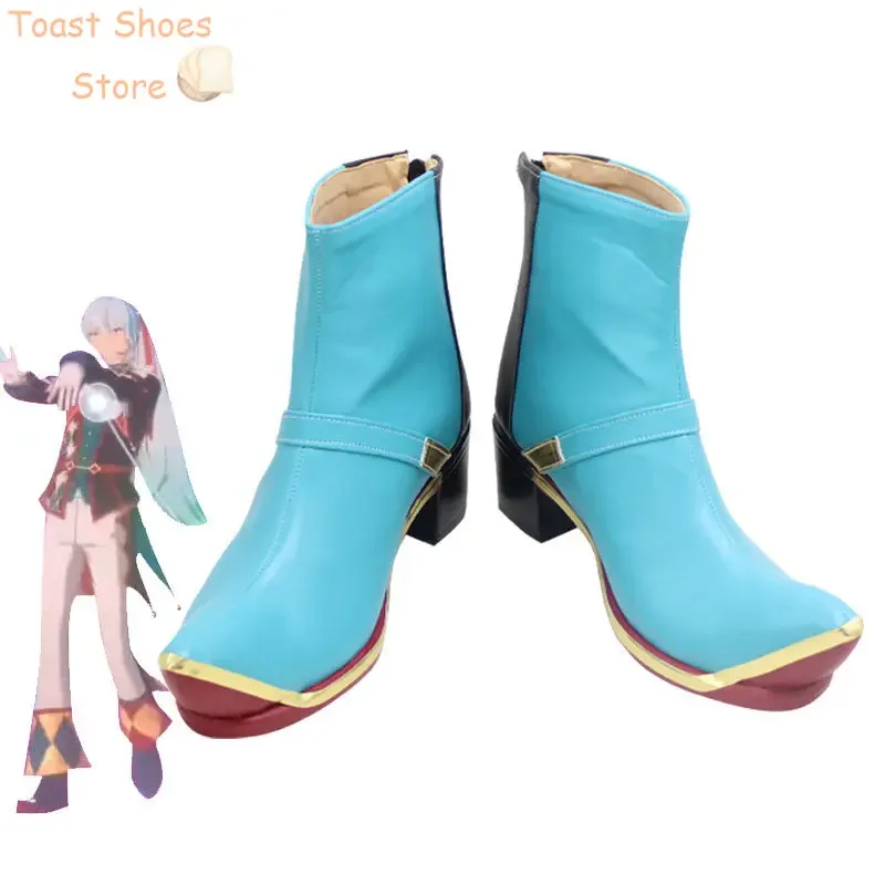 Game Ensemble Stars Hibiki Wataru Cosplay Shoes PU Leather Shoes Halloween Carnival Boots Cosplay Prop Costume Prop