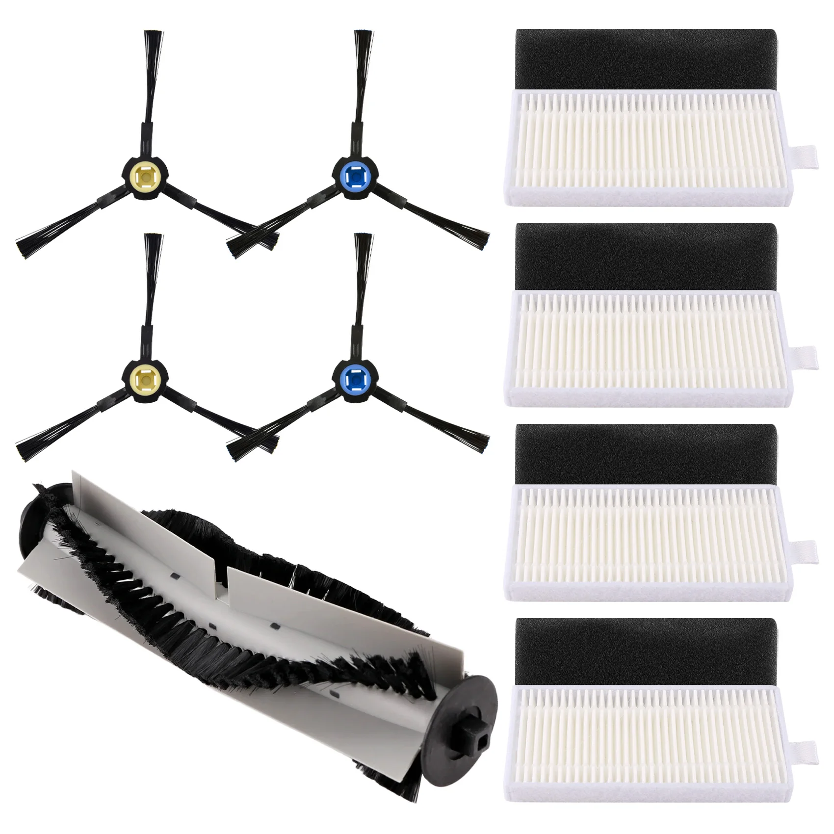 ABBR роликовая боковая щетка HEPA-фильтр для робота-пылесоса ILIFE T20s, запасные части