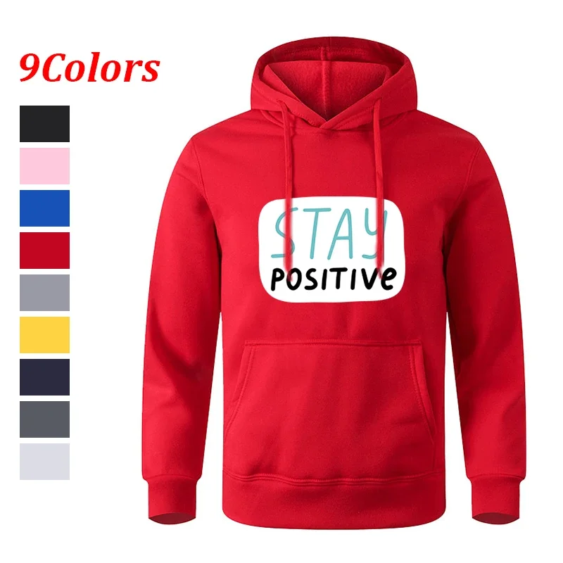 

For Male And Women Spring Autumn Men's Casual Solid Color Oversize Black Sweatshirt Hoodie Pullover