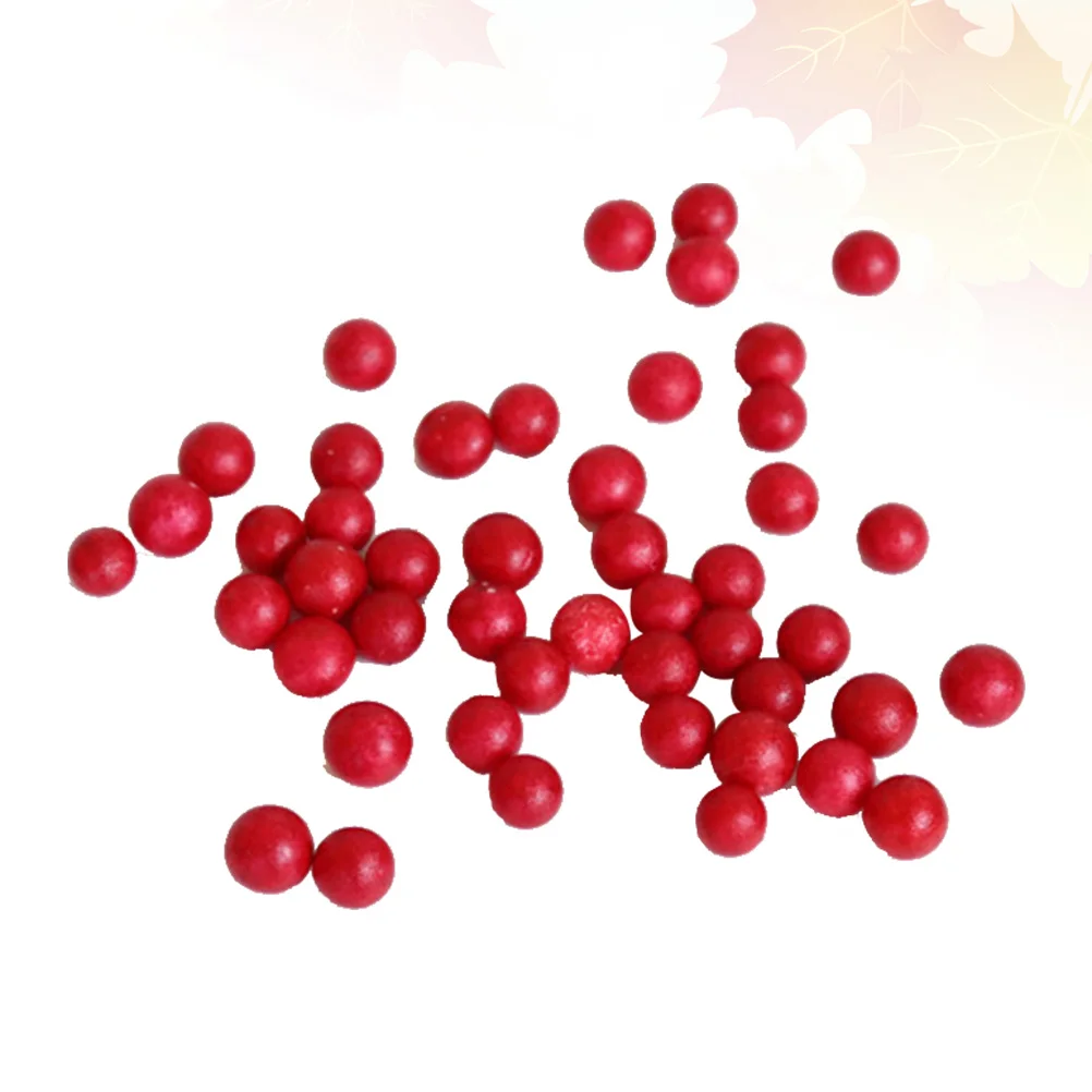 

100pcs Simulation Red Berries Diy Artificial Berry Decor For Wreath Centerpiece Holiday Party Home Christmas Decoration