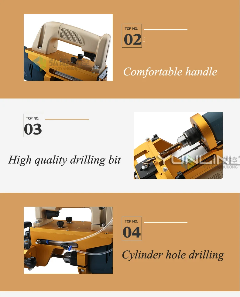 Side Hole Punching Machine CNC Plate Type Cutting Machine Woodworking Pneumatic Puncher Three-in-one Horizontal Drilling Tool HY
