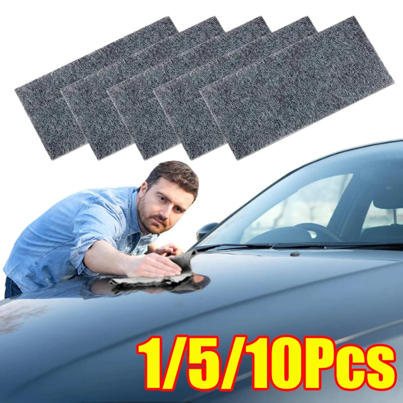 

Grey Scratch Repair Cloth Nano Cloth For Paintwork Scratch Polishing And Care Scratch Restoration Treatment Auto Accessories