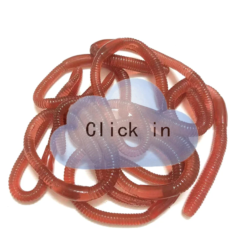 

18 см 5 г имитация насекомых модель TPR мягкая резина маленькое животное псевдо длинный дождевой червь псевдо красный червь игрушка