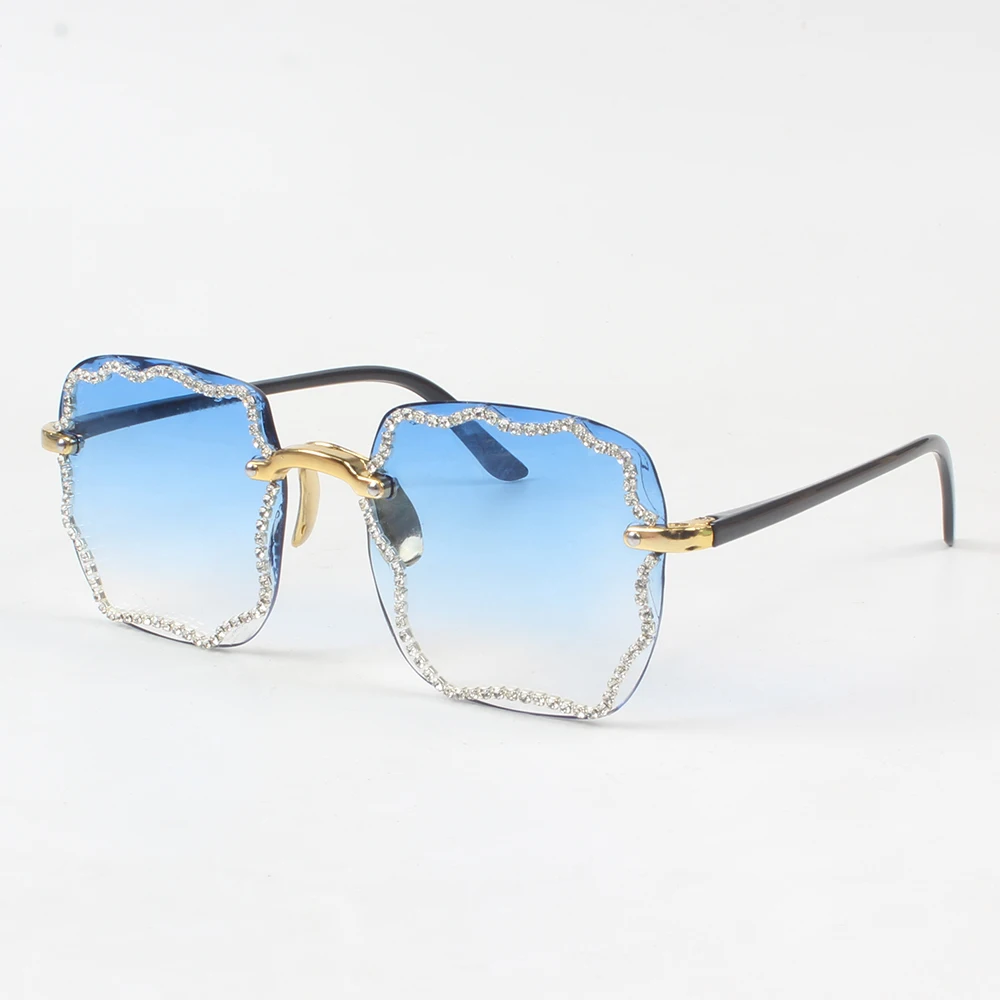 Neue Vintage Quadratische Sonnenbrille für Damen und Herren Marken-Rechteck-Sonnenbrille Ovale Brillen für Männer und Frauen
