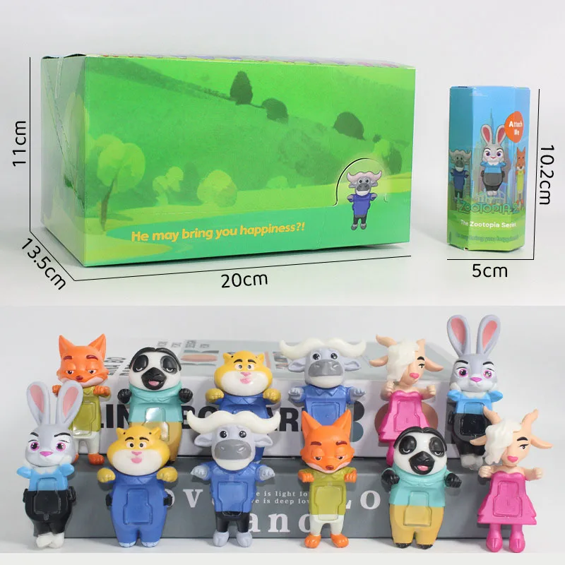 Creative Mini 12 Crazy Animal City 2 صندوق أعمى ألعاب، حافظات هواتف، ملصقات كمبيوتر نماذج ذاتية الصنع هدايا عيد الميلاد للأصدقاء #2