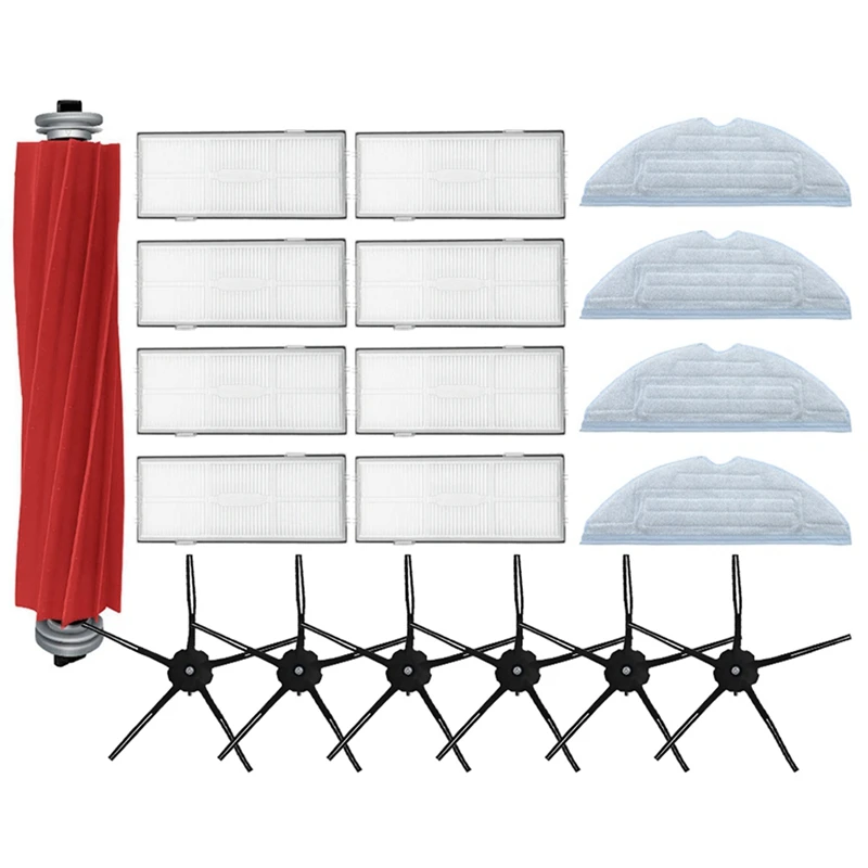 For Xiaomi Roborock S7 T7S Plus Main Brush Mops Cloths Side Brush HEPA Filters Vacuum Cleaner Parts Accessory