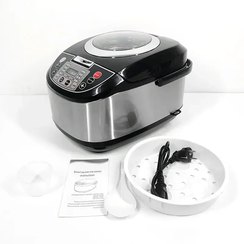 intelligent rice cooker 5L large capacity rice cooker multi-function cooking Congee soup cooker 110v