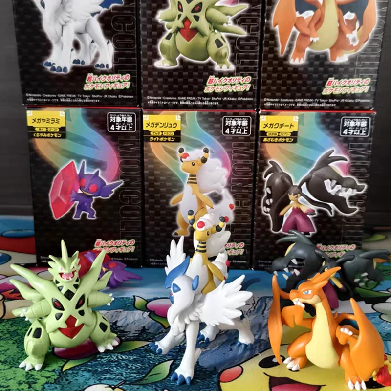 شخصية تومي بوكيمون الأصلية سلسلة ميجا X/Y ميجا سابلي لوكاريو ماويل جارديفير تشارجر أمفاروس نموذج عمل دمية هدية #1