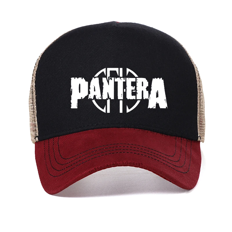 

Pantera men hat American Heavy Metal Rock Band pantera baseball cap Men Summer Mesh breathable trucker hats gorras