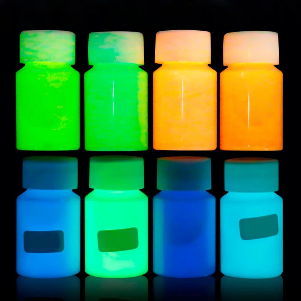 

5pcs Glow in the Dark Paint Luminous Coating Pigment Fluorescent Craft DIY Resin Watercolor Supplies