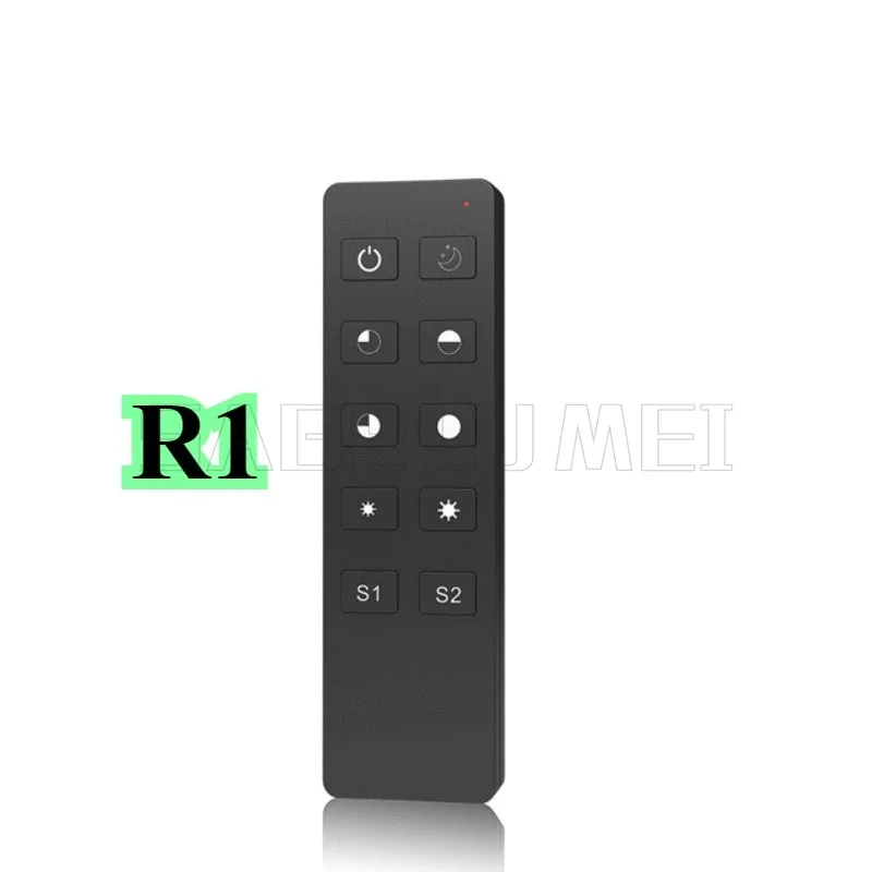 V1-K R11 R1 R6-1 RT1 RF 2.4G Sans Fil Télécommande Pour Document Unique LED Bande 12-24VDC 1 Canal Bouton Constante Pression Gradateur