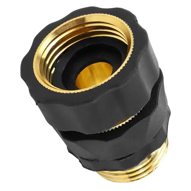 3/4 Inch Garden Hose Quick Connector American Male Female Hose Adapter Set Leakproof Garden Hose Connection Kit