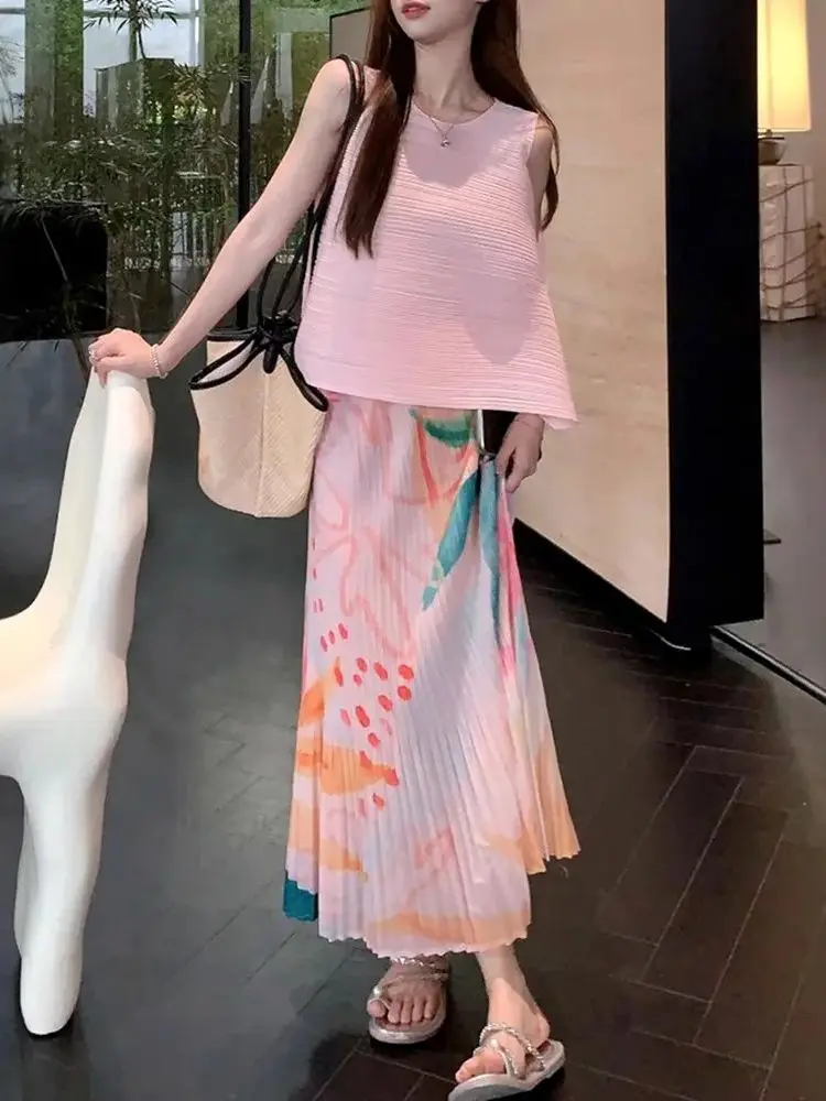 Women's Fashion Casual Travel Wear Iron-Free Luxury Two-Piece Set Elegant Complete Outfit for Stylish Leisure Living