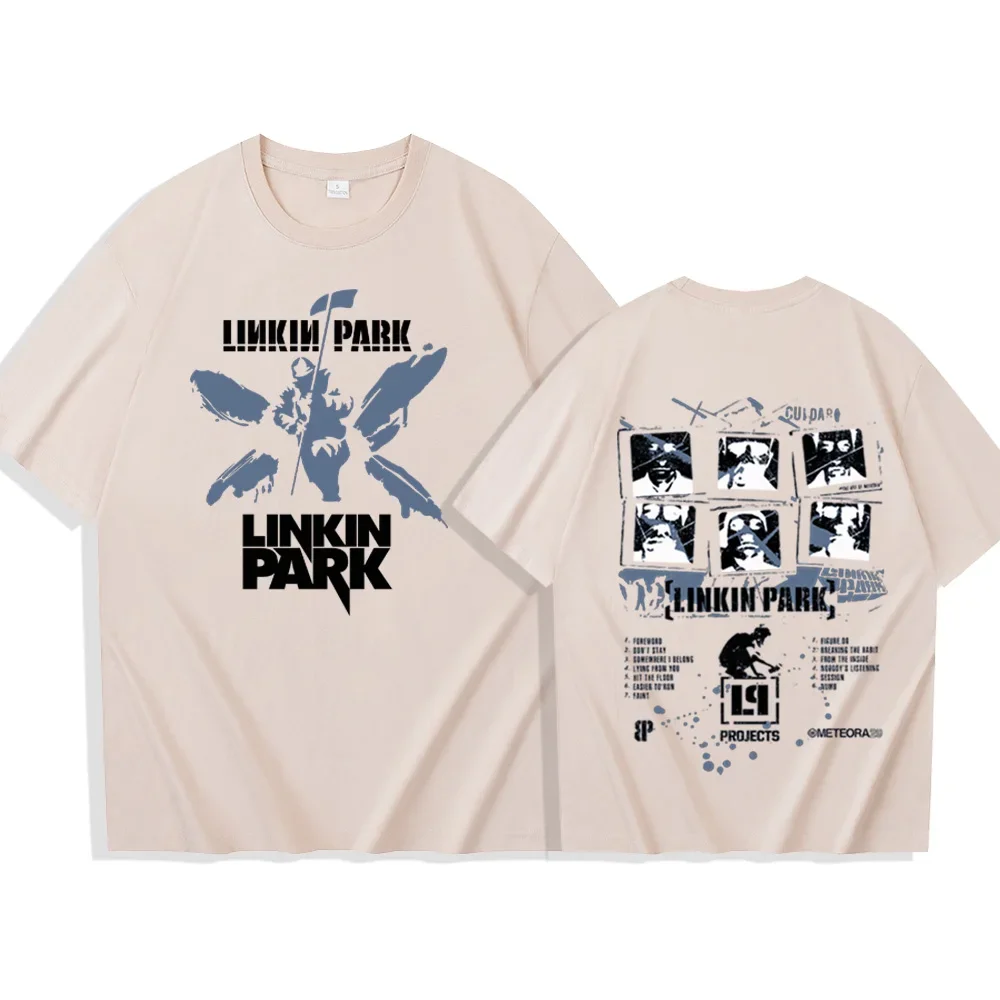 NONE Linkin-Park T-shirt Mann Frauen Harajuku Oansatz Sommer Casual Shirt Fans Geschenk Trainingsanzug Kleidung für Männer Ropa Para hombre 5